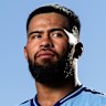 Blues prop Payne Haas.