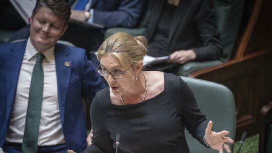 Premier Jacinta Allan in parliament on Wednesday.