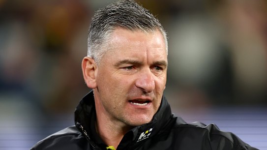 Richmond coach Adem Yze.