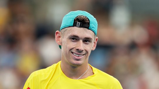 Alex de Minaur was just a few points away from beating world No. 1 Rafael Nadal in Sydney.