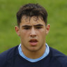 Zach Fittler playing for the NSW under 16s in 2022.
