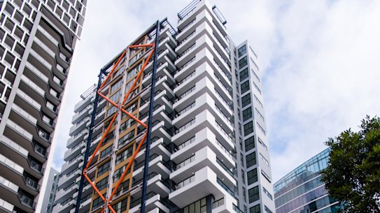 The two-tower project known as Imperial in Parramatta’s CBD contains 179 apartments between them.