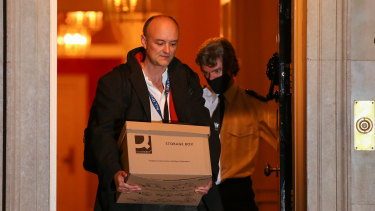 Dominic Cummings leaves Downing Street for the final time on Friday afternoon, London time.
