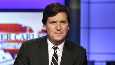 Against the war: Fox News host Tucker Carlson.