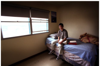 The Age image Natalie saw of Jafar in the Fitzroy housing commission flats during 2001.