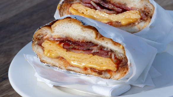 You’ll become one with the roll’s greasy sheen, then undoubtedly leave your fingerprints on the  napkin holder as you scrounge for extras.