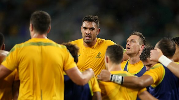 Rory Arnold is delighted to be back in Wallabies gold.