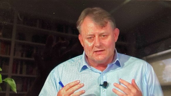 Chris Mackay has taken over portfolio duties in the absence of Hamish Douglass.