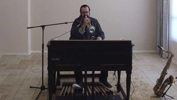 Joey DeFrancesco exclusively recorded in his Arizona home for These Digital Times.