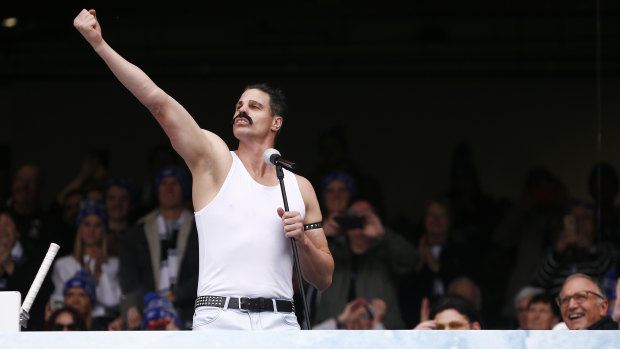 Nick Riewoldt in his Freddie Mercury phase 