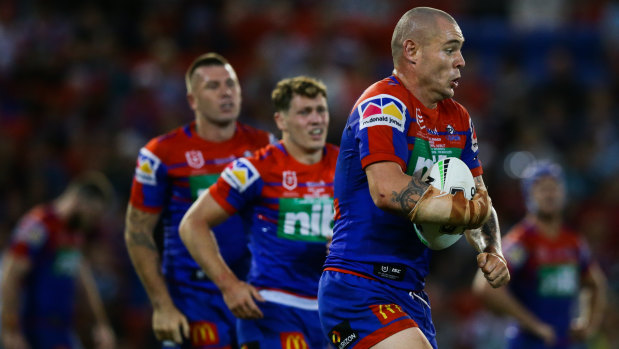 Knights prop David Klemmer has hit the ground running since moving to Newcastle.