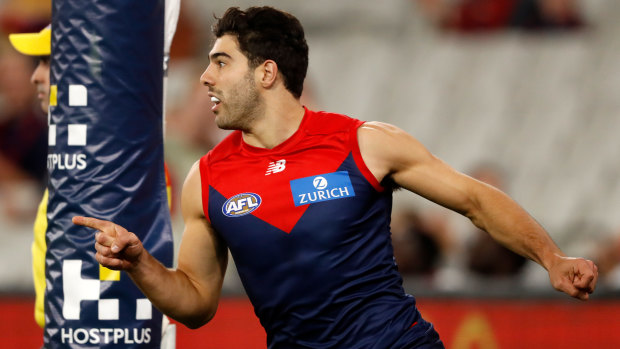 Christian Petracca was at his rampaging  best against the Giants.