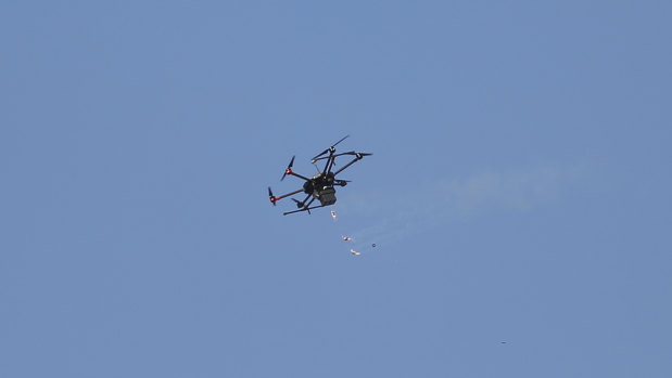The plot included help in financing the development of weaponised drones.