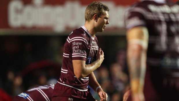 Tom Trbojevic injured his pectoral muscle in a huge blow to Manly.