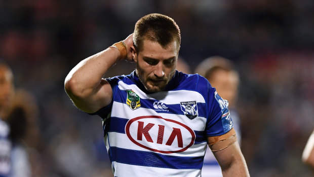 Dog days: It's been a tough start to life at the Bulldogs for Kieran Foran.