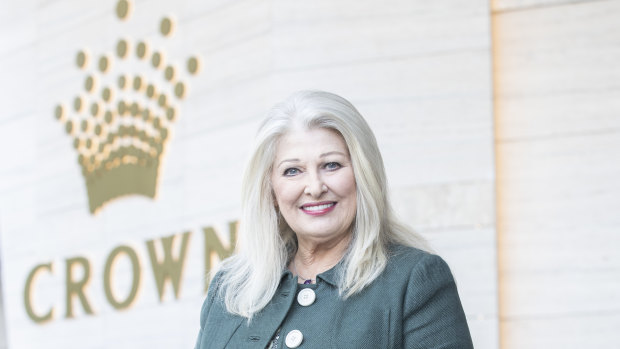 Helen Coonan said she does not expect to occupy the top job at Crown for long. 