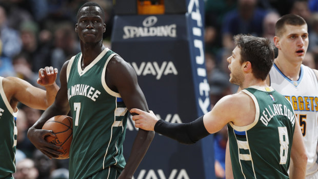 Milwaukee Bucks teammates Matthew Dellavedova and Thon Maker will suit up for the Boomers together.