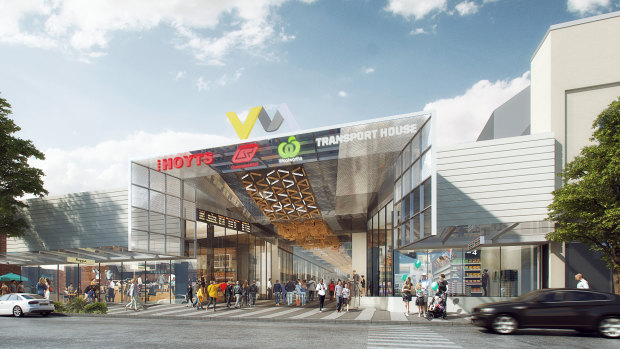 The Valley Metro redevelopment will completely replace the existing Brunswick Street entrance.