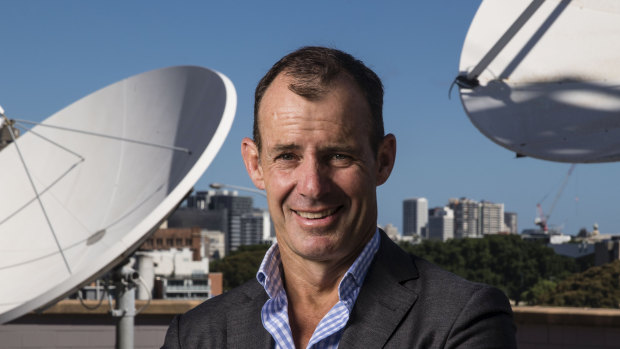 Network Ten CEO Paul Anderson at the television networks headquarters in Pyrmont. 