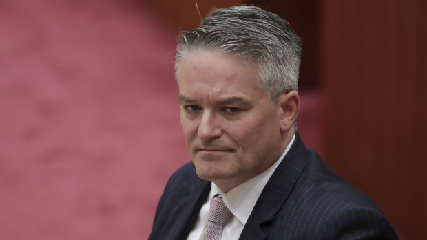 Finance Minister Mathias Cormann says new federal political donation laws will apply exclusively to federal donations, not state ones.