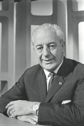 The Prime Minister, Harold Holt. 