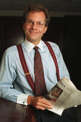 Former New York Times publisher Arthur Ochs Sulzberger jnr in 1997.