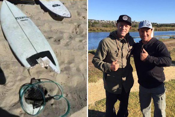 Praise for hero surfer who dove into bloody water to save Geraldton ...