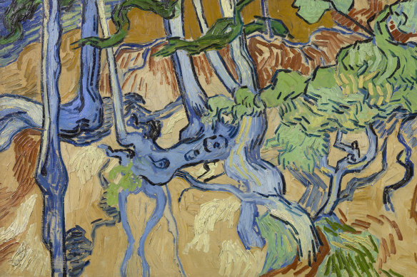 Tree Roots: Vincent van Gogh spent his final day working on the painting, according to researchers. 
