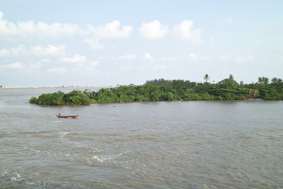 The Niger River in Nigeria.