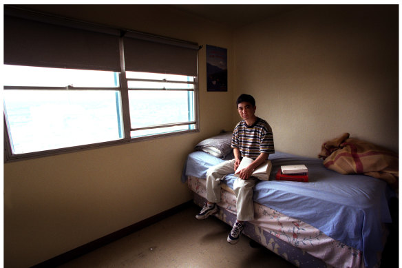 The Age image Natalie saw of Jafar in the Fitzroy housing commission flats during 2001.