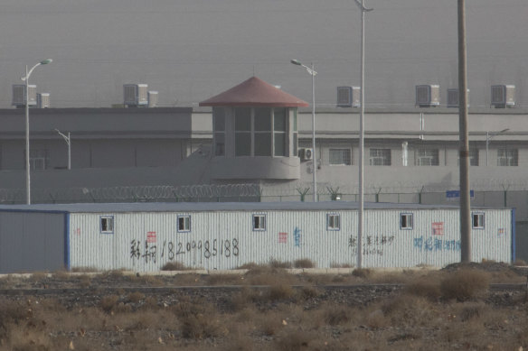 A detention facility in the Kunshan Industrial Park in Artux, Xinjiang.