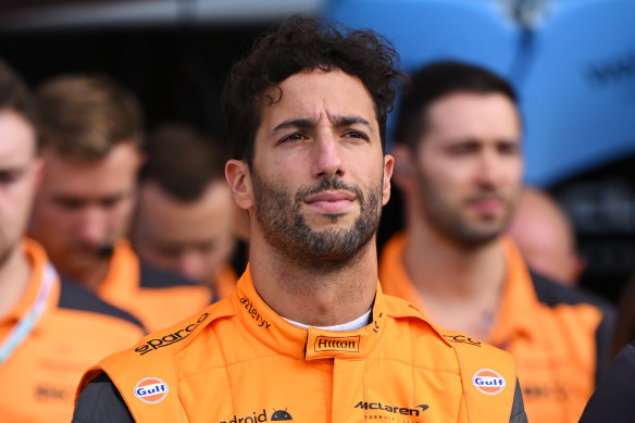 Daniel Ricciardo will start from fourth.