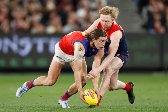 Melbourne’s bid to go back-to-back last year finished at the MCG in the semi-final against the Brisbane Lions.