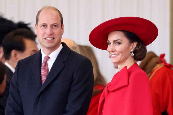 Prince William and Princess Catherine.