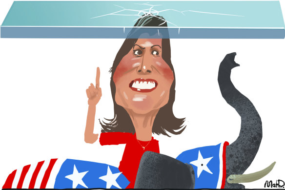 Will Haley be able to defy history and break one of the world’s most impregnable glass ceilings?