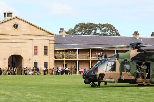 Victoria Barracks, in Sydney’s eastern suburbs, is one of the Defence sites that was scrutinised by the audit review.