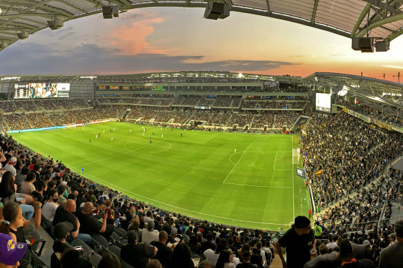 The Banc of California Stadium could host an NRL clash.