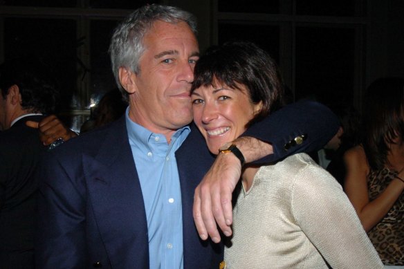 Jeffrey Epstein and his personal assistant Ghislaine Maxwell in  2005. 