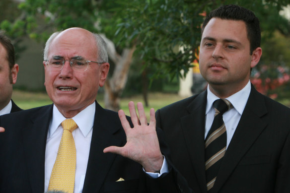 Emanuele Cicchiello, pictured campaigning with John Howard in 2007.