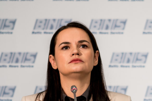 Svetlana Tikhanovskaya, 37-year-old former teacher and stay-at-home mother turned politician, has asylum in Lithuania. 