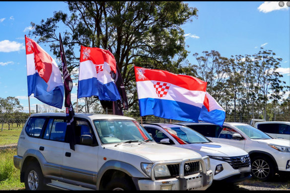 Celebration of the creation of the Ustasha regime at the Croatian Club Bosna in western Sydney.