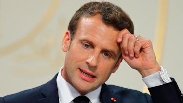French president Emmanuel Macron.