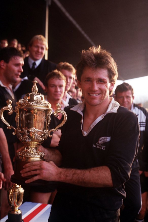 David Kirk captained the All Blacks to victory in the first ever Rugby World Cup in 1987.