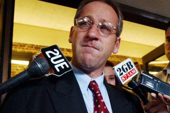 Craig Folbigg  on the day Kathleen was found guilty of three counts of murder. 