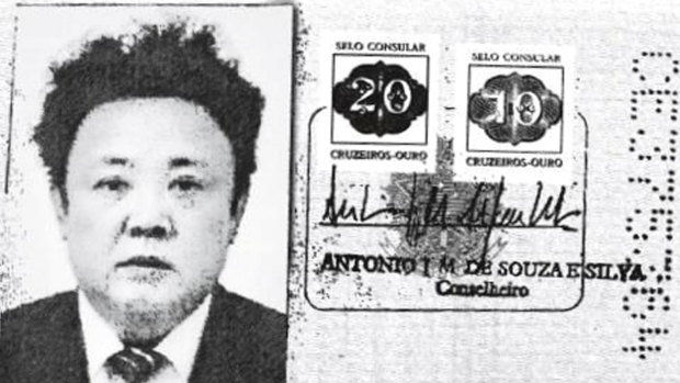 A scan of an authentic Brazilian passport issued to North Korea's late leader Kim Jong-il.