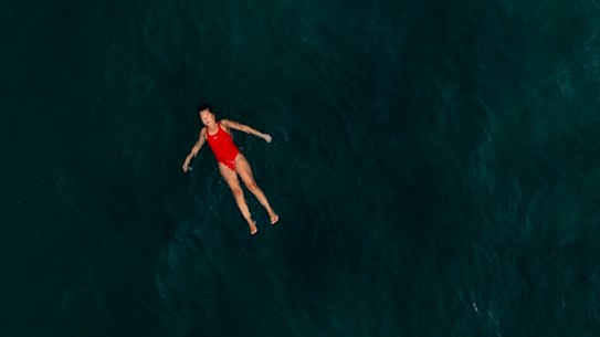 Sussan Woodland used her floating skills to survive last year.