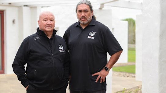 Southern Orcas bid leaders Graham Lowe (left) and Andrew Chalmers.