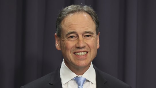 Federal Health Minister Greg Hunt.