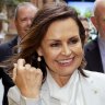 Lisa Wilkinson leaves court on Wednesday.
