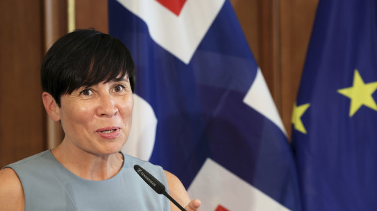Norway's Foreign Minister Ine Marie Eriksen Soreide.